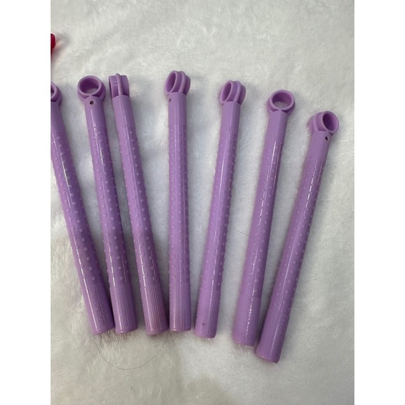 Conair Hot Sticks Hair Roller Set Vintage Mint Green Purple Pink Curls Styling - Picture 6 of 7